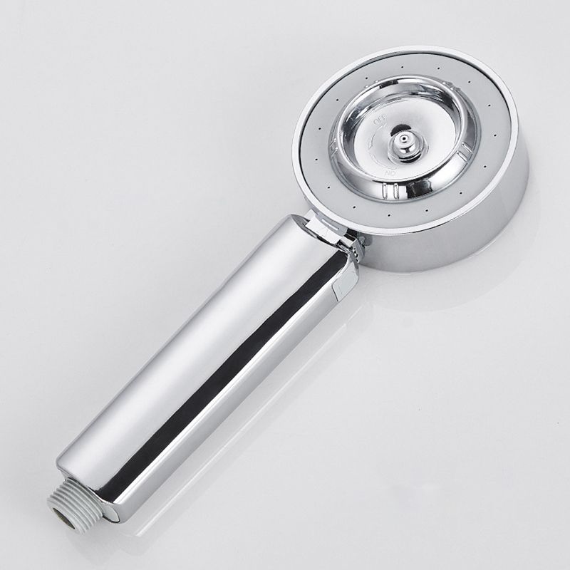 Lisslune | Contemporary Wall Mounted Showerhead Combination Chrome Round Hand Shower