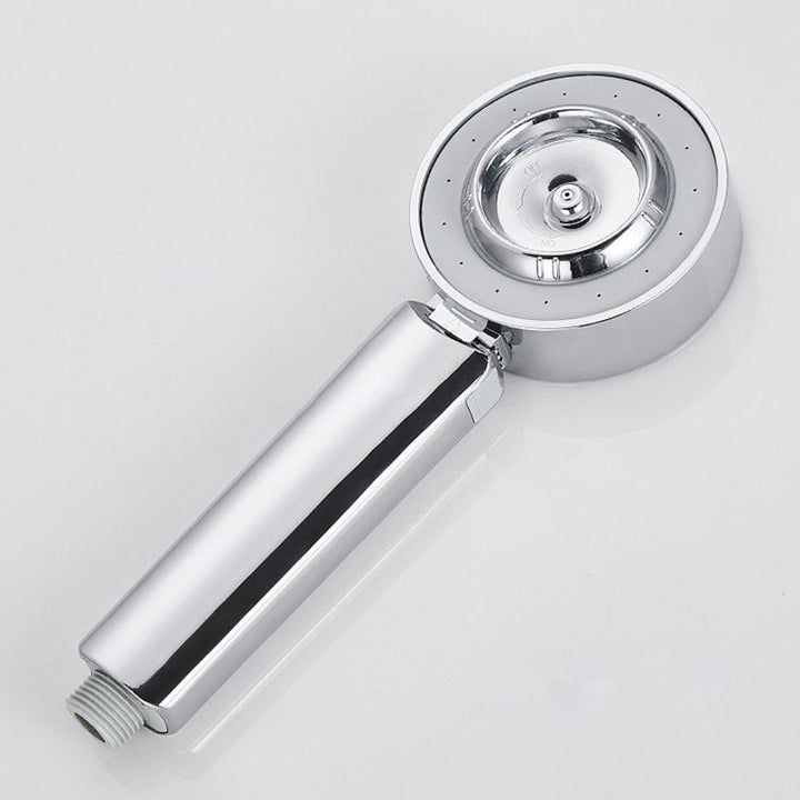Lisslune | Contemporary Wall Mounted Showerhead Combination Chrome Round Hand Shower