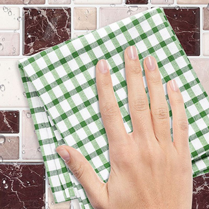Lisslune | Pattern Matte Color Stone Peel and Stick Mosaic Tile Peel and Stick Tile Set of 2