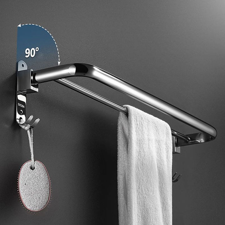 Lisslune | Minimalistic Bathroom Accessories Set Paper Holder Towel Bar Stainless Steel Bathroom Set
