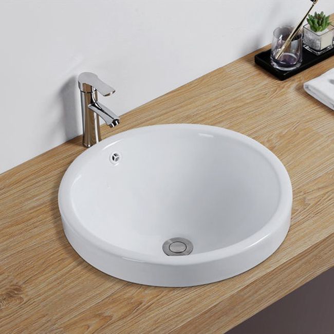 Lisslune | Contemporary oval wash stand ceramic metal undercounter basin