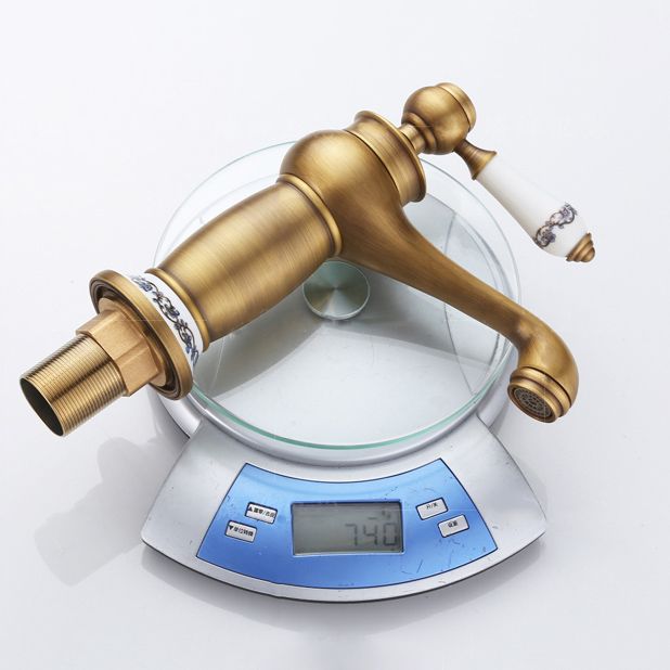 Lisslune | Country House Wide Water Tap Basin Faucet with Lever Handle