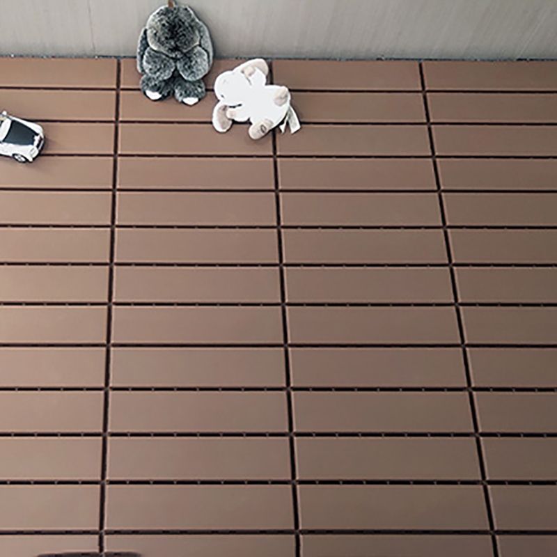 Lisslune | 4-Slat 12" X 12" PVC Floor Tiles Connection Installation Floor Tiles