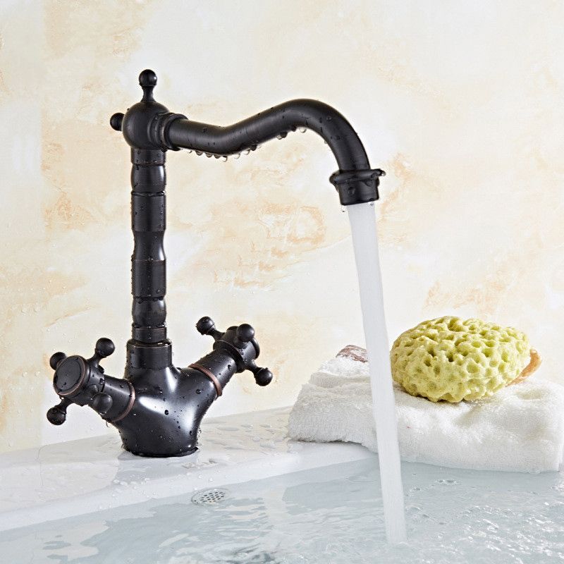 Lisslune | Industrial Widely Used Bathtub Faucet with Cross Handles Basin Faucet