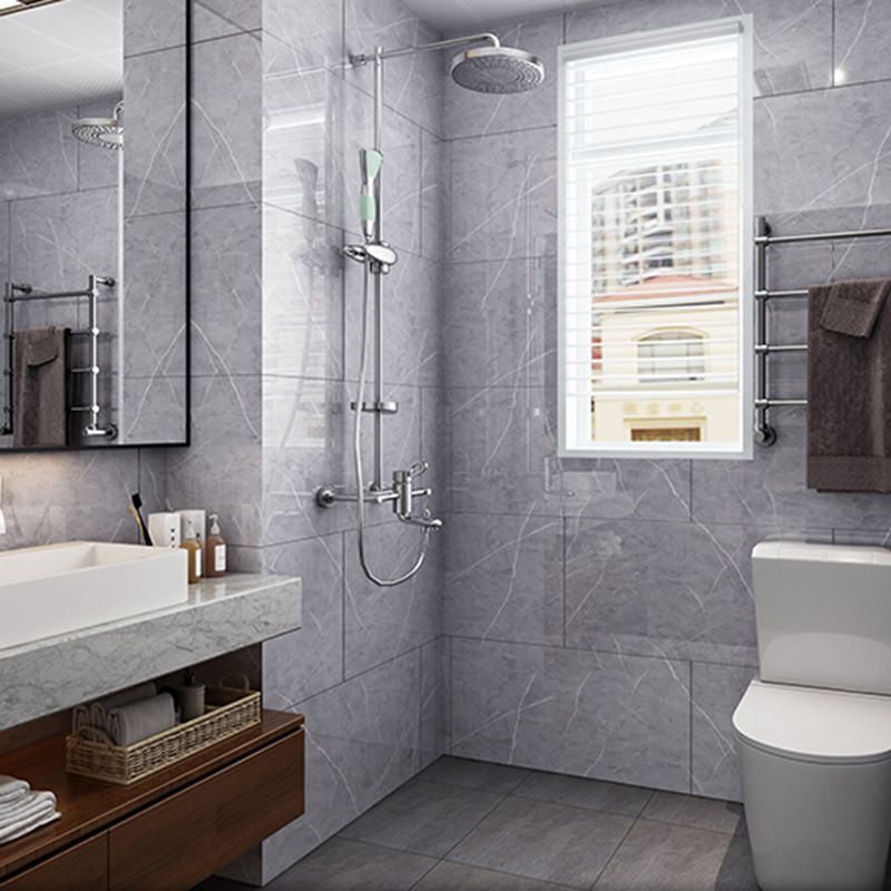 Lisslune | Contemporary Peel-and-Stick Wall Tiles Bathroom Field Tiles Wallpaper