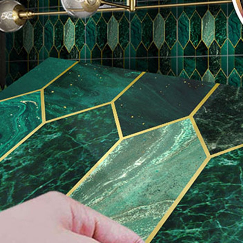 Lisslune | Mosaic Tiles Wallpaper Plastic Contemporary Removable & Stick Mosaic Tile