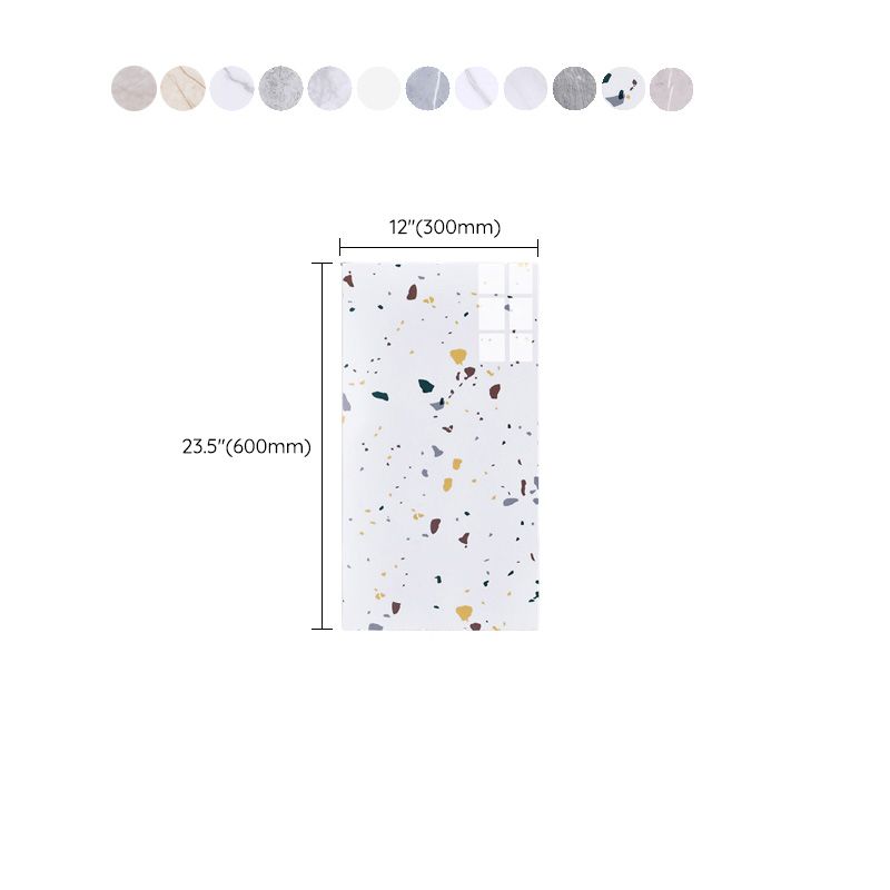 Lisslune | Rectangular Peel and Stick Tiles Modern Peel and Stick Back Wall 5 Pack