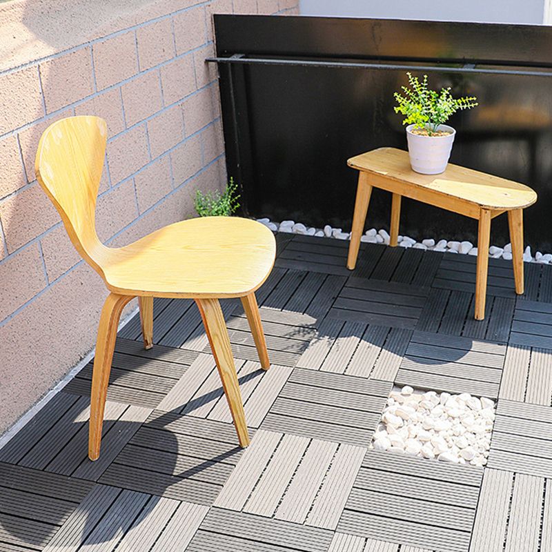 Lisslune | Floor Bullnose Click Lock Wire Brushed Wood Tiles