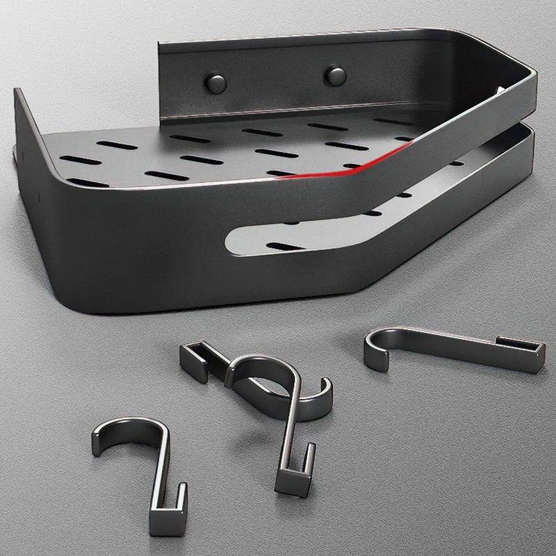 Lisslune | Modern 2/3-piece Bathroom Set Stainless Steel Triangle Bath Shelf made of Aluminum