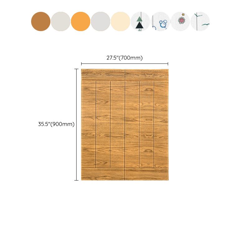 Lisslune | PVC Back Panels Modern Simple Wall Cladding with Waterproof