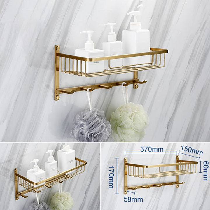 Lisslune | Traditional Style Brass Bathroom Accessories as Single Piece or in Set made of Metal
