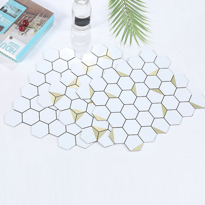 Lisslune | Kitchen mosaic tile wallpaper waterproof, removable and adhesive back tiles