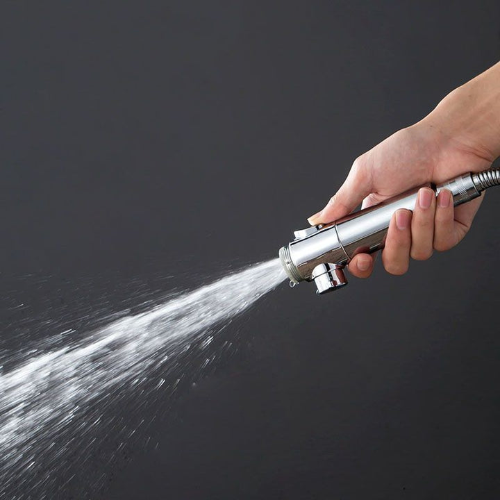 Lisslune | Metal Universal Pressure Shower Head Adjustable Water Flow Handheld Shower Head