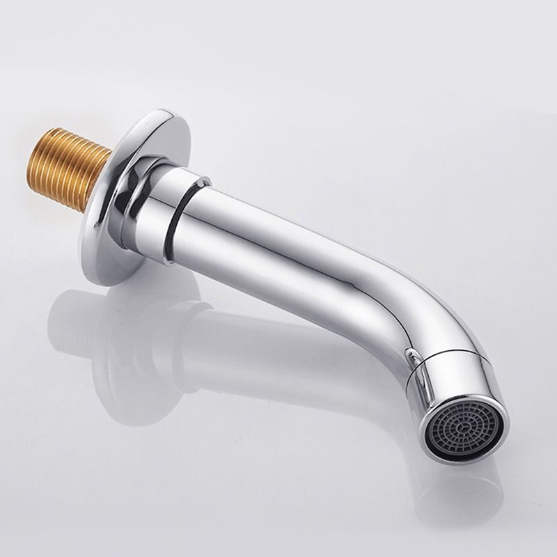 Lisslune | Modern Cross Handle Faucet Monochrome Wall Mounted Bathroom Faucet