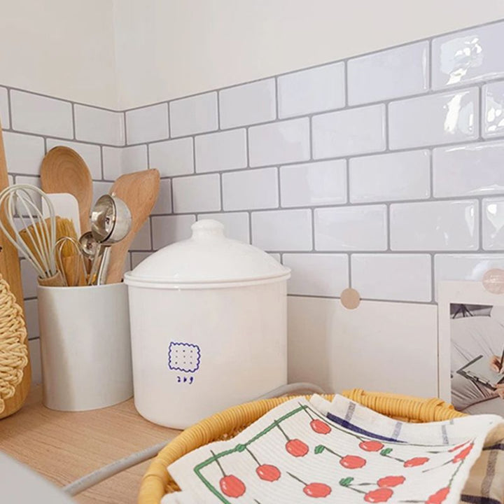 Lisslune | Modern Peel and Stick Wall Tile PVC Peel and Stick Splashback Tile