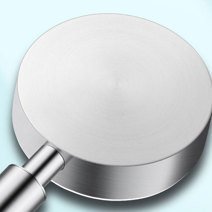 Lisslune | Stainless Steel Round Hand Shower Adjustable Spray Pattern Shower Head
