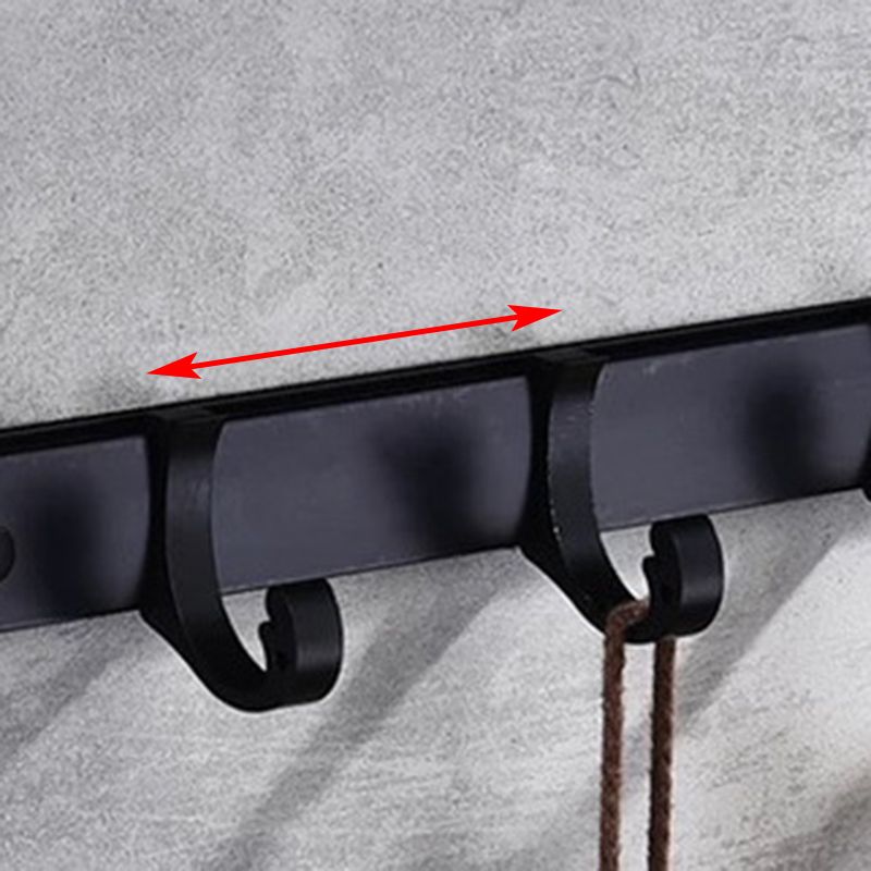 Skorter | Modern 5/6-piece bathroom accessory set with bathroom shelf/robe hooks/towel bar