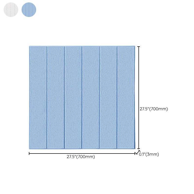 Lisslune | Solid color 3D embossed wall panel waterproof foam interior wall tile
