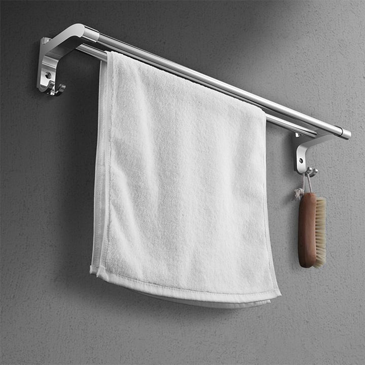 Lisslune | Modern Stainless Steel Bathroom Shelf Paper Holder Bathroom Accessories Set