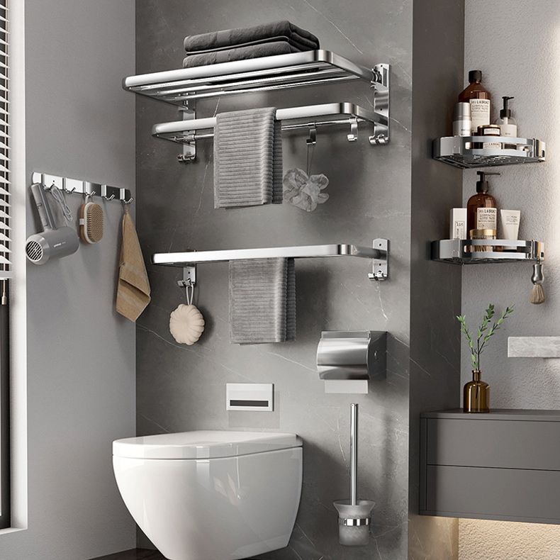 Lisslune | Modern Bathroom Accessory Set Paper Holder Bathroom Shelf Stainless Steel Bathroom Hardware