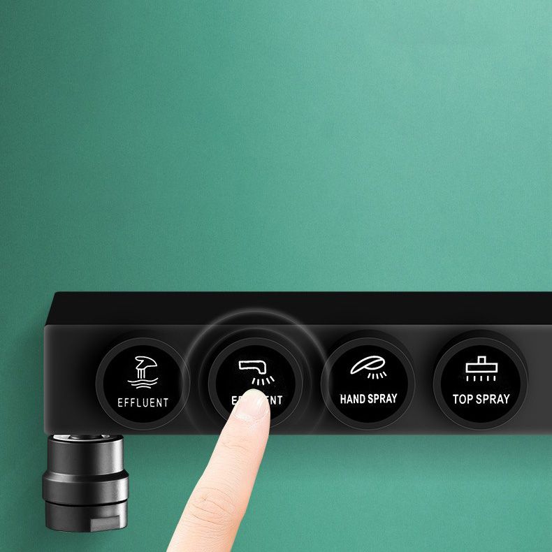 Lisslune | Modern adjustable water flow shower faucet shower hose shower system on the wall