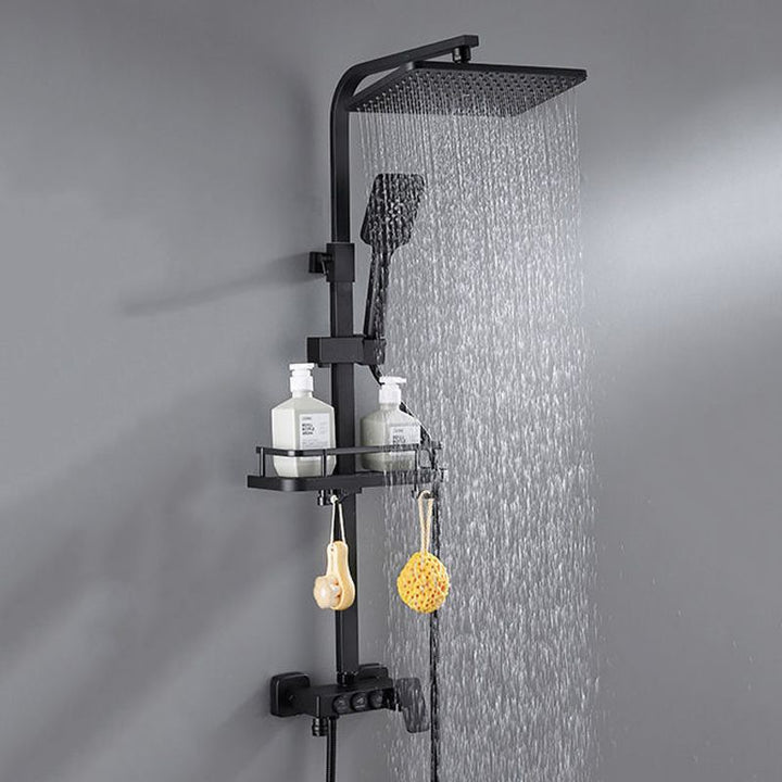 Lisslune | Modern Shower System Wall Mounted Stain Resistant Shower System with Hand Shower