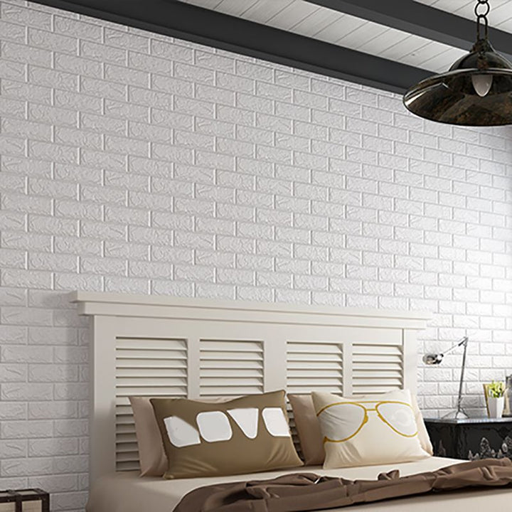 Lisslune | Back Wall Panels 3D Embossing Peel and Stick Wall Covering for the Living Room