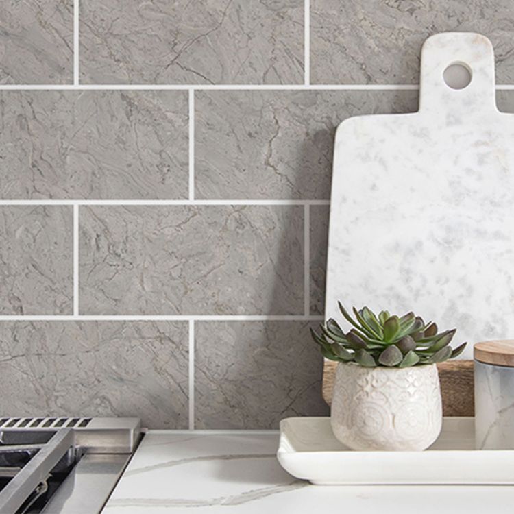 Lisslune | Modern Peel & Stick Subway Tiles PVC Wallpaper for Kitchen Backsplash
