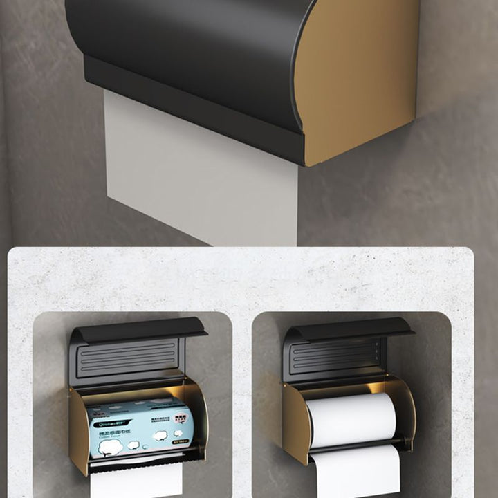 Lisslune | Black & Brass Bathroom Set Modern Style Bathroom Accessories As Individual Piece Or As Set