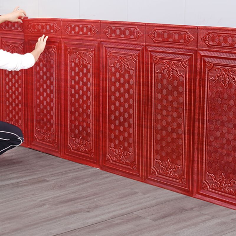 Lisslune | Wall Panel 3D embossed Peel and Stick waterproof back panels for living room