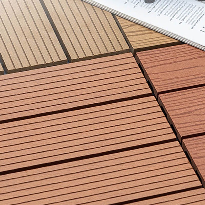Lisslune | Classic wooden tiles for garden patio flooring to lay
