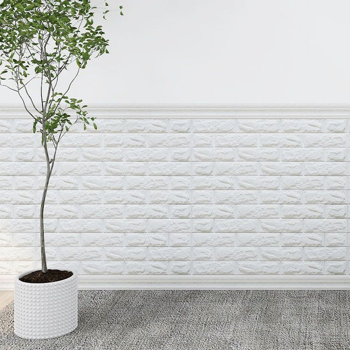 Lisslune | Modern Baseboards 3D Embossing Baseboard PVC Stereo Base Set of 1