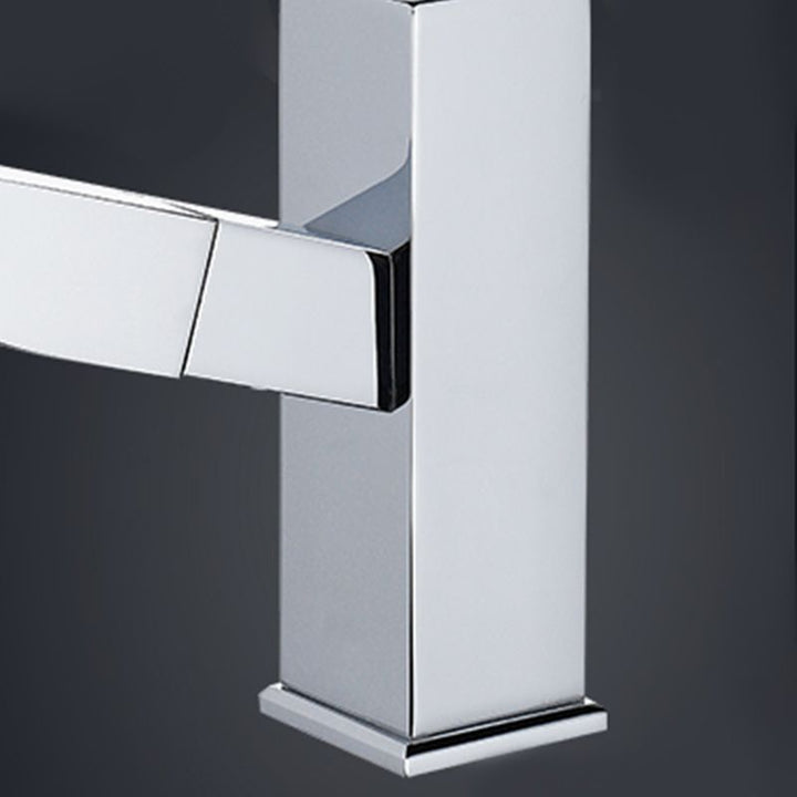 Lisslune | Modern Retractable Single Handle Basin Faucet Bathroom Sink Faucet
