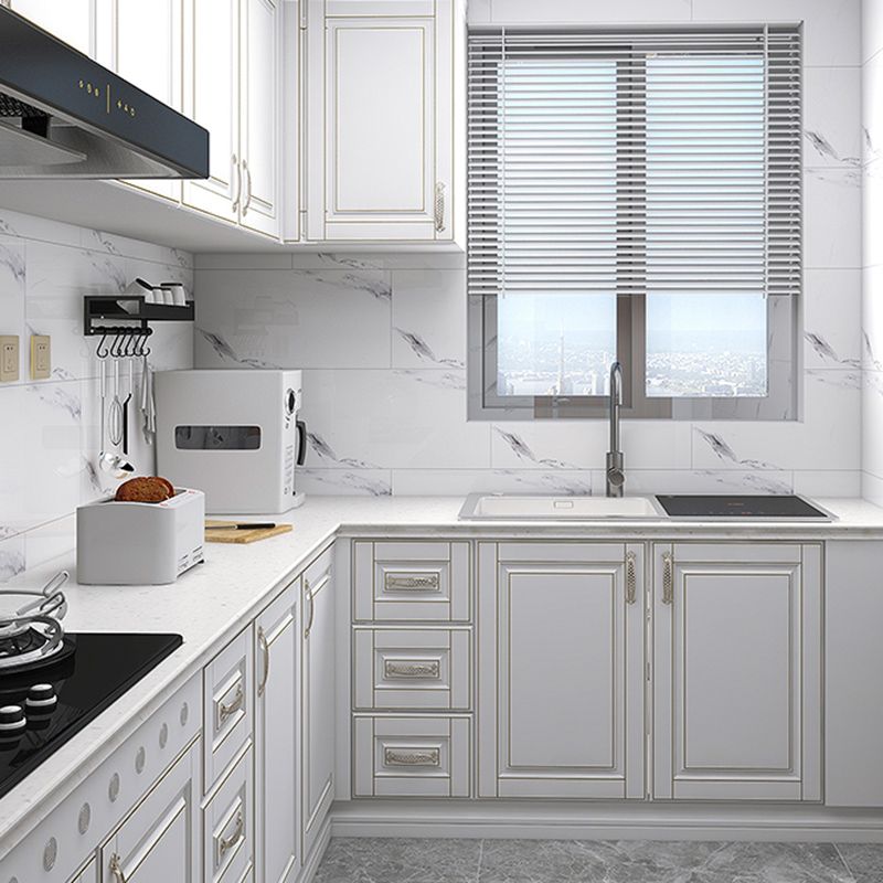 Lisslune | Modern Style Wallpaper Kitchen Individual Tile Peel and Stick Backsplash