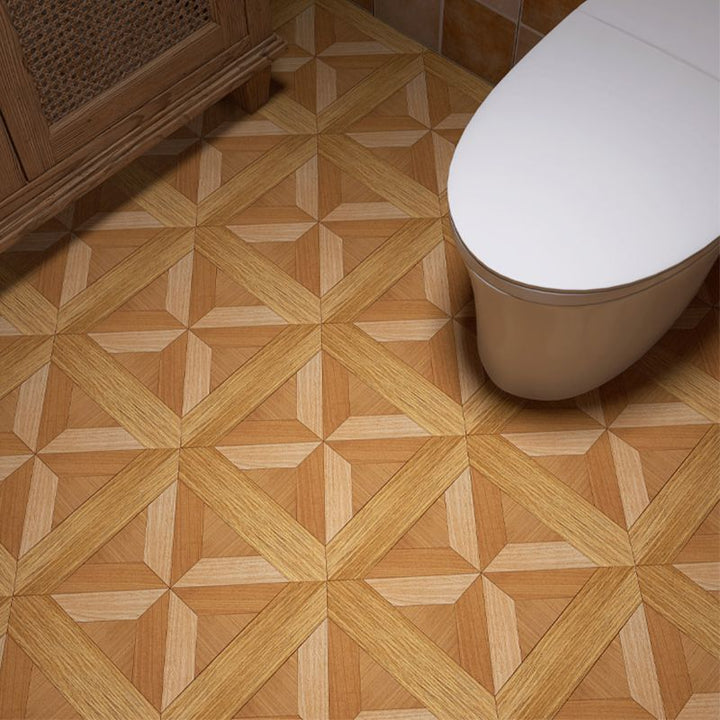 Lisslune | Fancy PVC Vinyl Floor Peel and Stick Geometrically Printed Vinyl Plank Floor