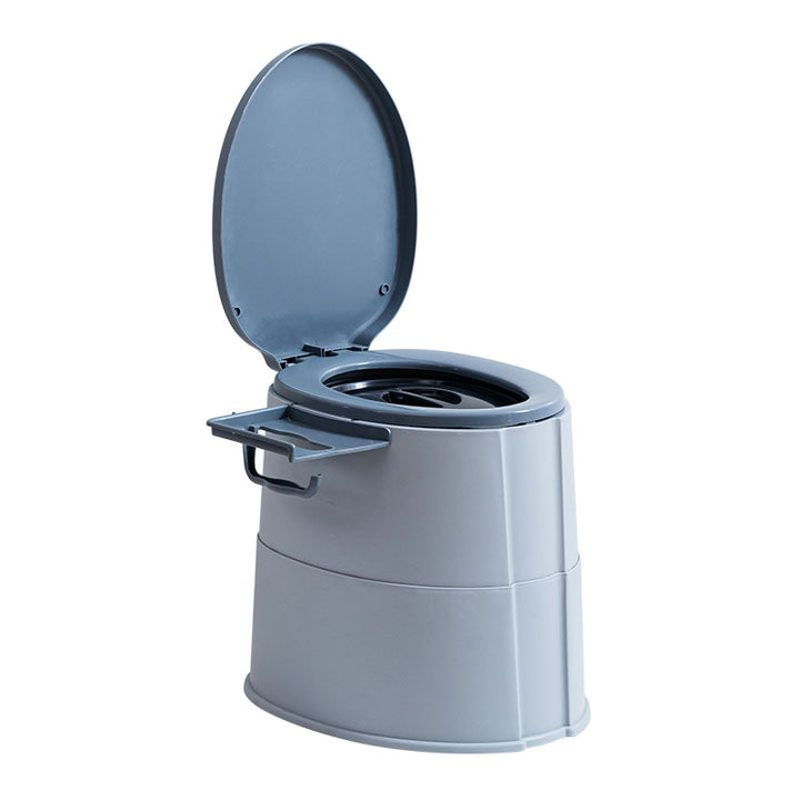 Lisslune | Contemporary plastic floor-mounted toilet bowl with toilet seat for the bathroom