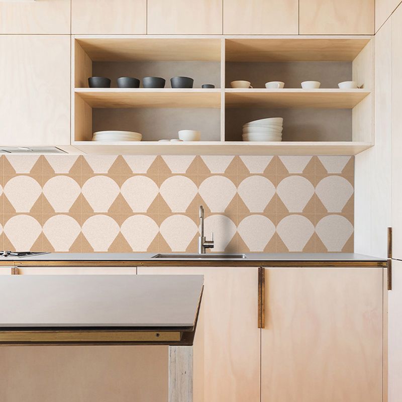 Lisslune | Square Interior Vinyl Tile Peel and Stick Waterproof Vinyl Tile
