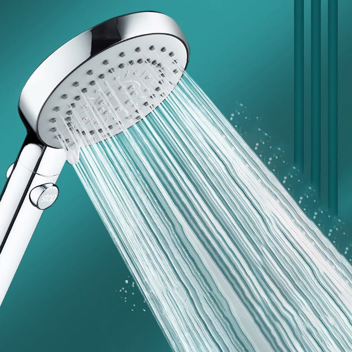 Lisslune | Contemporary Showerhead Combination Rainfall Chrome Wall Mount Showerhead