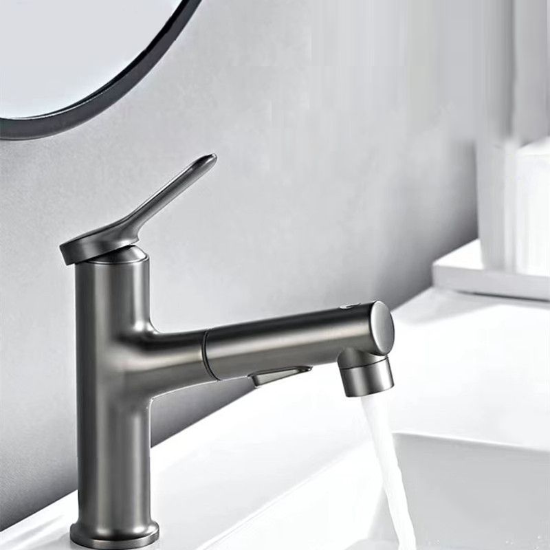 Lisslune | Vessel Sink Faucet Contemporary Pull-out Tap with Swivel Spout
