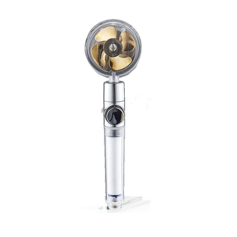 Lisslune | Round shower head adjustable water flow handheld shower head with water filtration