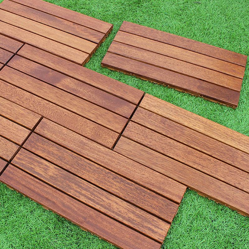 Lisslune | Basic Wood Outdoor Floor Tiles Click Patio Floor Tiles