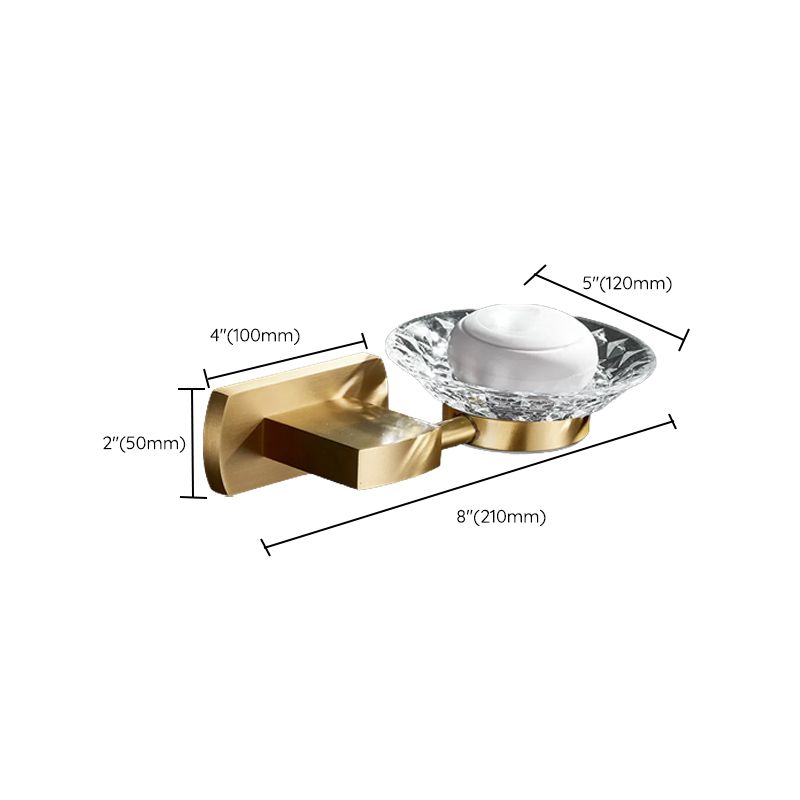 Lisslune | Traditional Golden Bath Accessories Set Brass Bathroom Accessories Kit