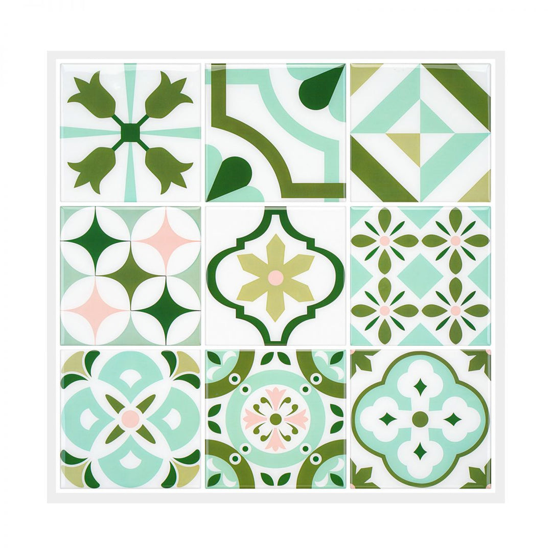 Lisslune | Mosaic tile peel & stick Modern plastic tile peel & stick