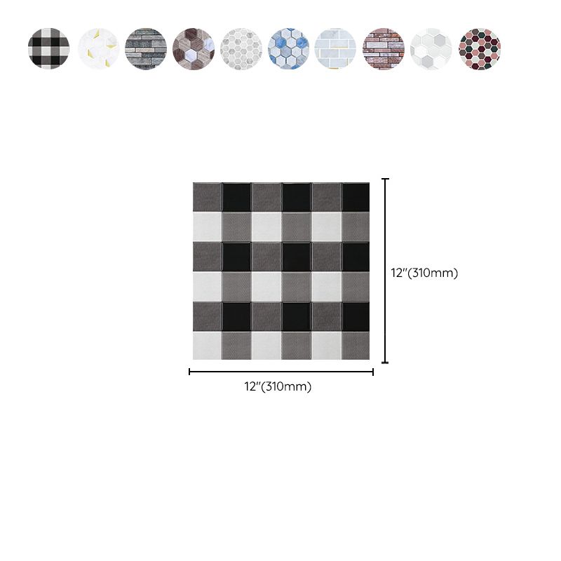 Lisslune | Mosaic tiles Removing & Sticking Tiles PVC Kitchen and Bathroom Backplate Removing and Sticking Tiles
