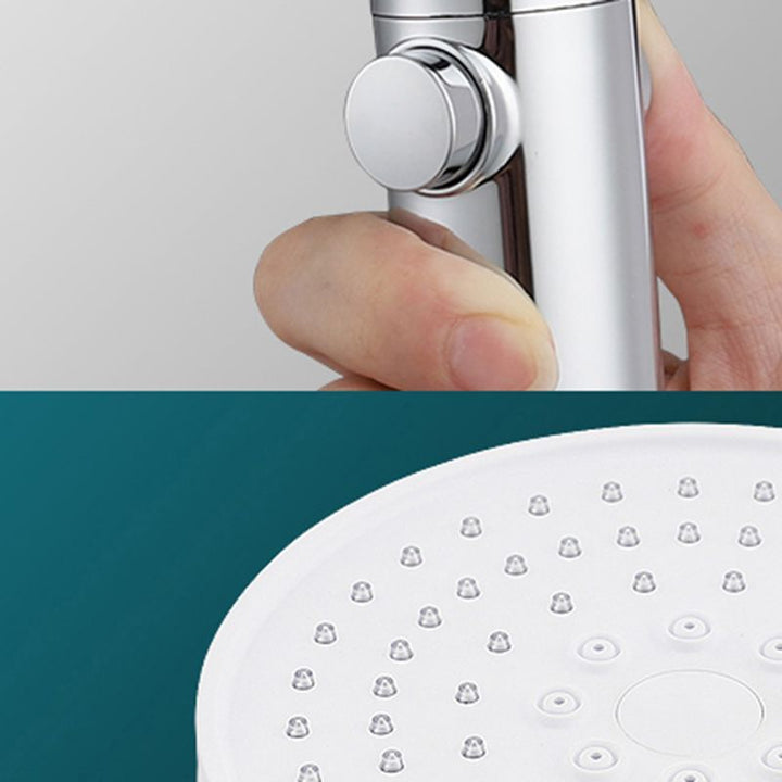 Lisslune | 3 Spray Shower Head Adjustable Spray Pattern Swivel Hand Shower Head