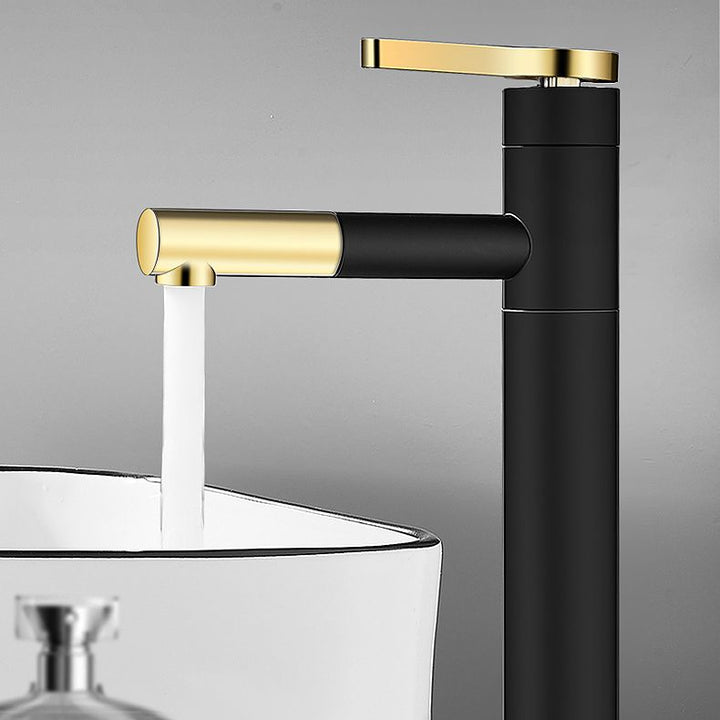 Lisslune | Lever handle faucet Glam Style with swivel spout for the bathroom