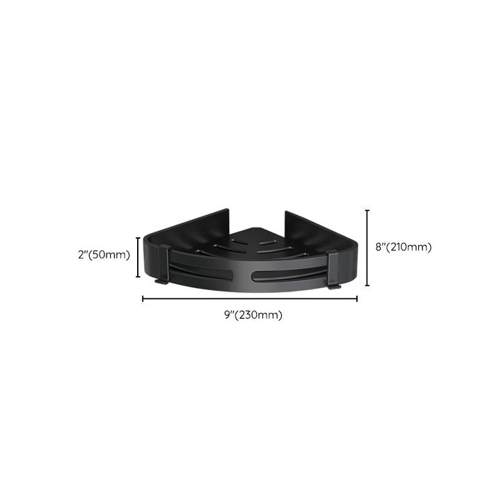 Lisslune | Traditional Bathroom Accessories Set Black Towel Ring Bathroom Shelf Bathroom Accessories Set