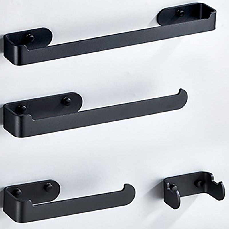 Lisslune | Aluminum Alloy Bathroom Set 4-piece Modern Style Bathroom Hardware Set