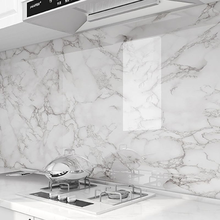 Lisslune | 23.6" Rectangular Single Plate PVC Peel and Stick Tile for the Kitchen