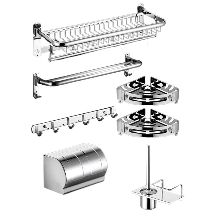 Lisslune | Minimalistic Bathroom Accessories Set Paper Holder Towel Bar Stainless Steel Bathroom Set